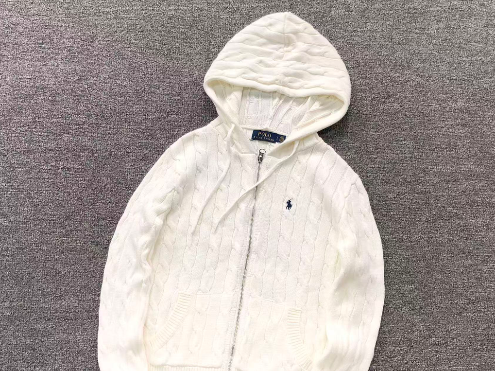 Veste Maille Premium Blanche Mariposa