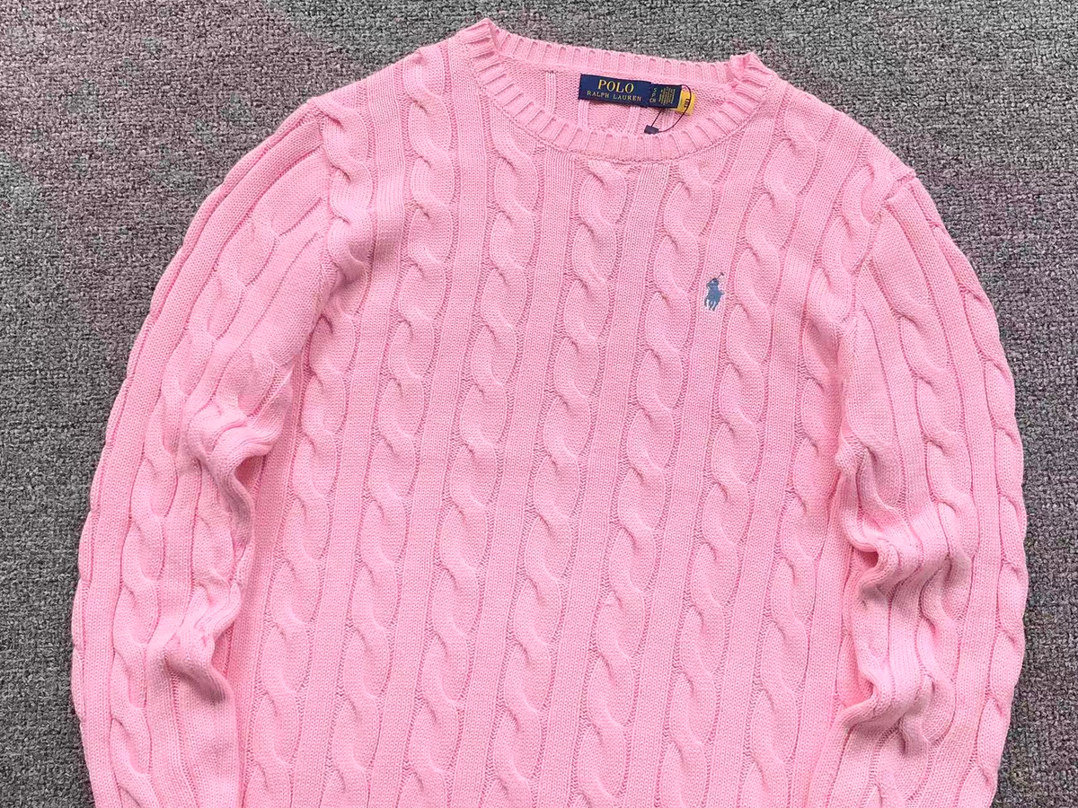 Pull Torsadé Rose Mariposa